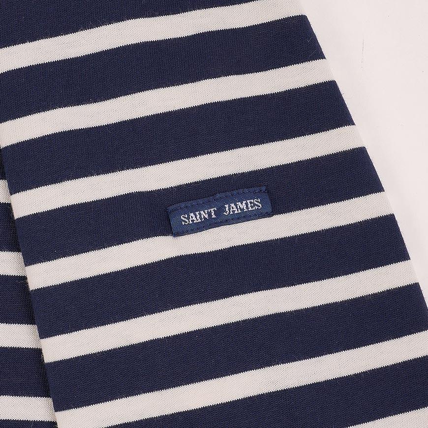 Saint James Marine Ecru Striped Minquidame Women’s T-Shirt