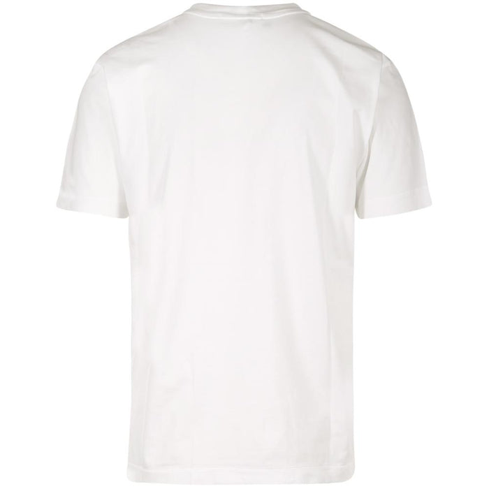 STONE ISLAND Logo Patch T-Shirt White Men’s Cotton