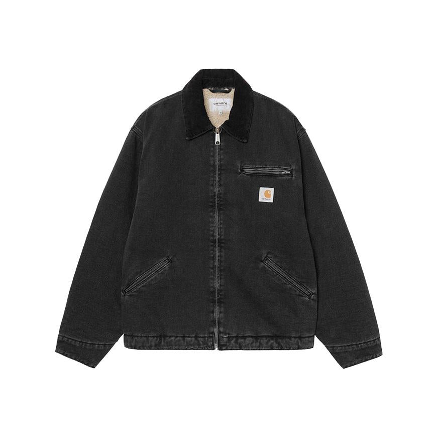 CARHARTT WIP Men’s OG Detroit Jacket Black Canvas Workwear