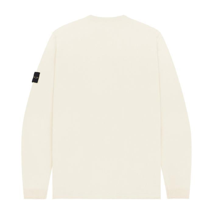 STONE ISLAND Organic Cotton Regular Fit Crewneck Sweatshirt