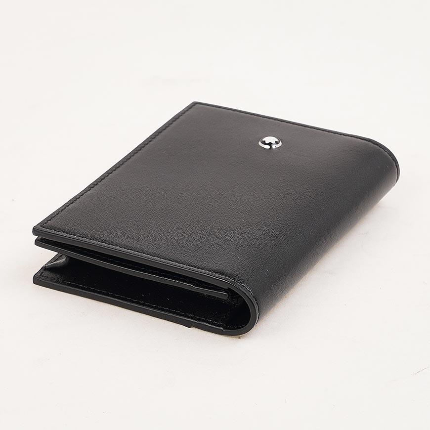 Montblanc Meisterstuck Black Leather Card Holder for Men