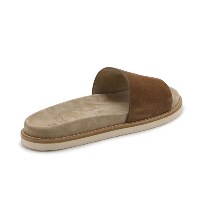 Brunello Cucinelli Brown Suede Slide Slippers Men’s