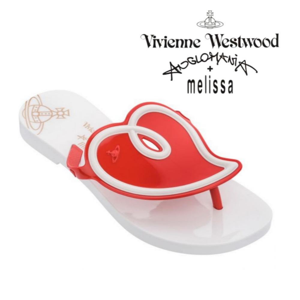 Vivienne Westwood Melissa Sun Heart ORB Flip Flop Sandals