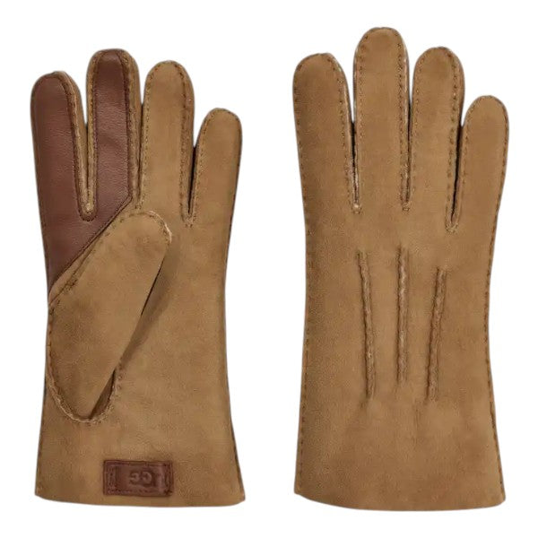 Ugg Men’s Sheepskin Tech Gloves Chestnut Leather Gloves