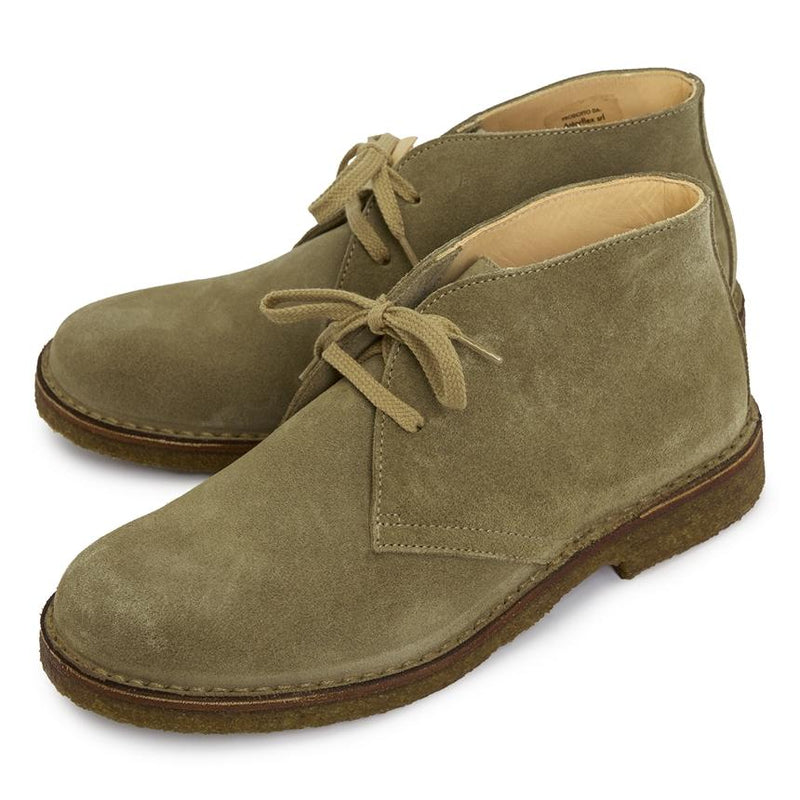 astorflex Suede Desert Boots Men Stone Beige Mid Boots