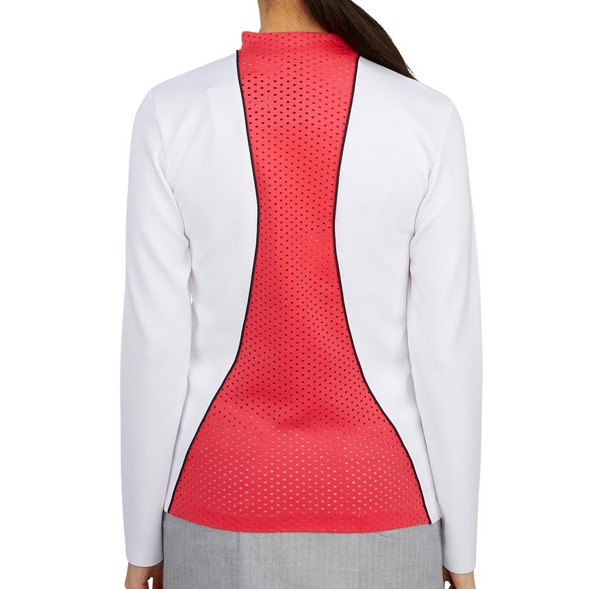 J LINDEBERG Women’s Golf Long Sleeve T-Shirt White