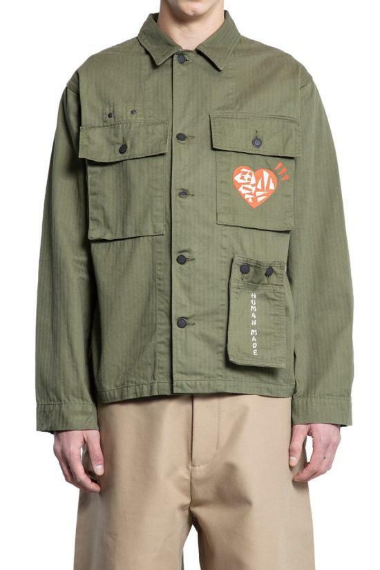 Humanmade Military Shirt Jacket HM29SH004 OLIVE DRAB