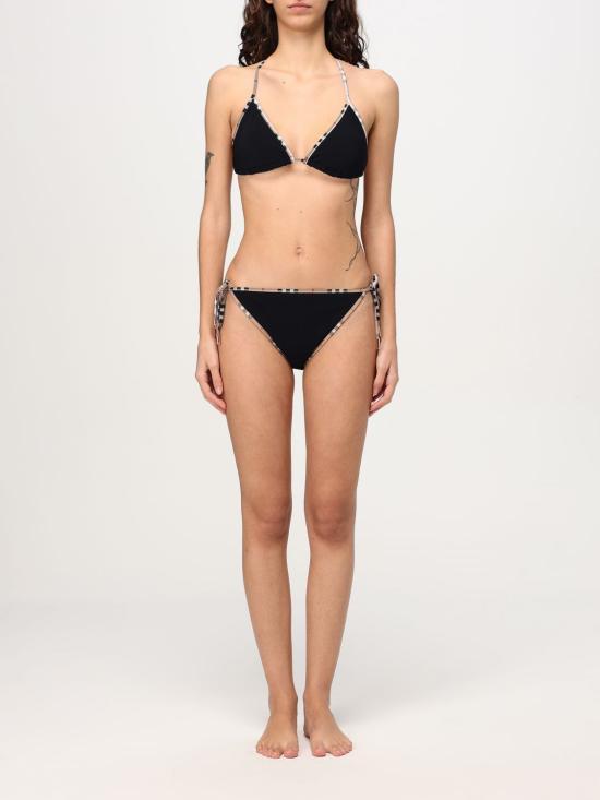 BURBERRY Check Trim Bikini Swimwear