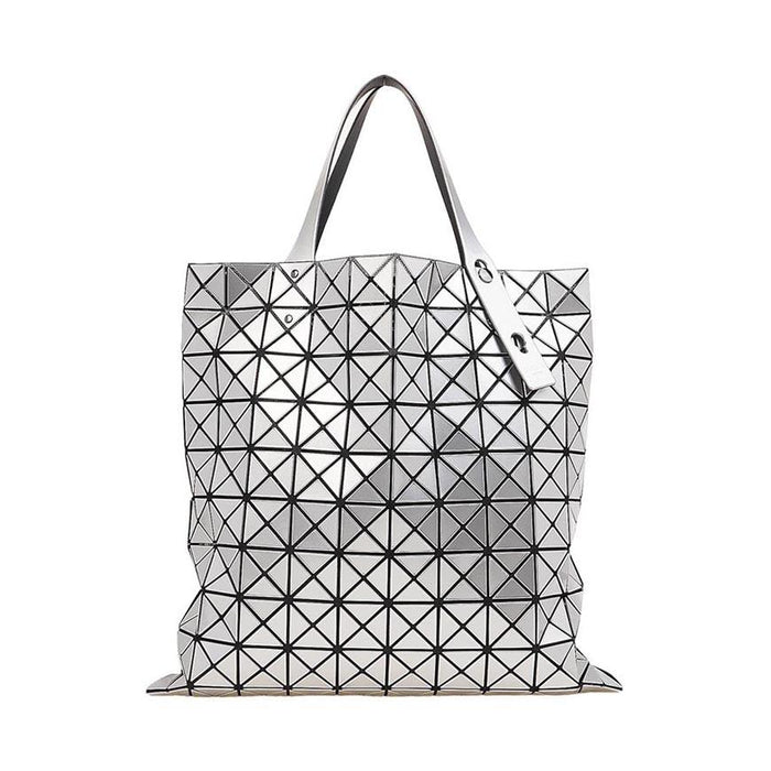 Issey Miyake Bao Bao Prism Tote Bag SS26 Silver Tone