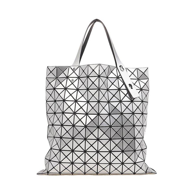 Issey Miyake Bao Bao Prism Tote Bag SS26 Silver Tone