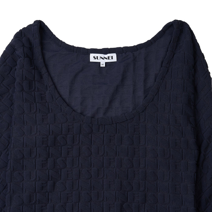 SUNNEI Women’s Jacquard Crop T-Shirt