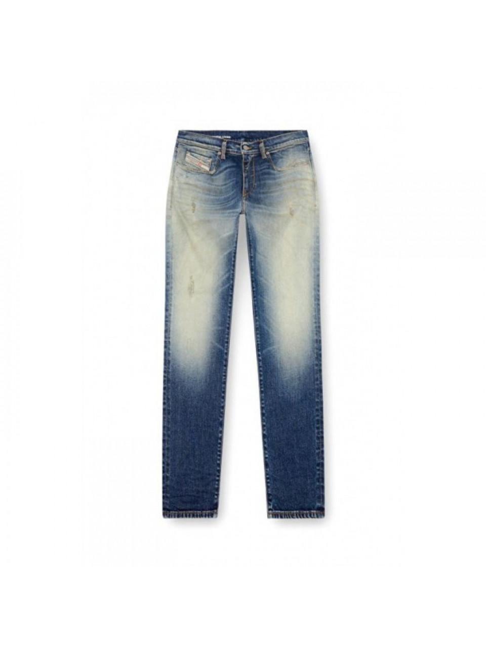 DIESEL D-Strukt Slim Jeans for Men Denim Pants A03558 09J64 01