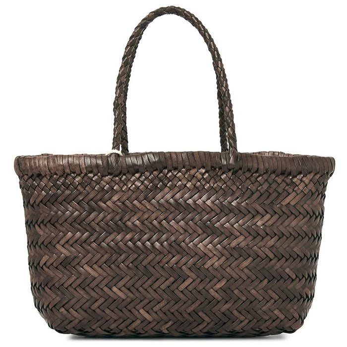 Dragon Diffusion Mini Flat Gora Tote Bag DK Brown