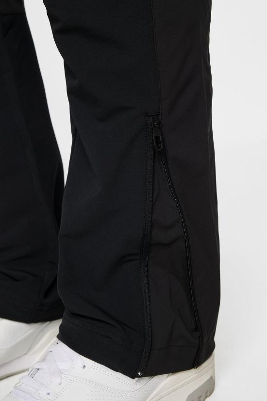 J LINDEBERG Straight Classic Pants for Men AMPA122949999 BLACK DOM