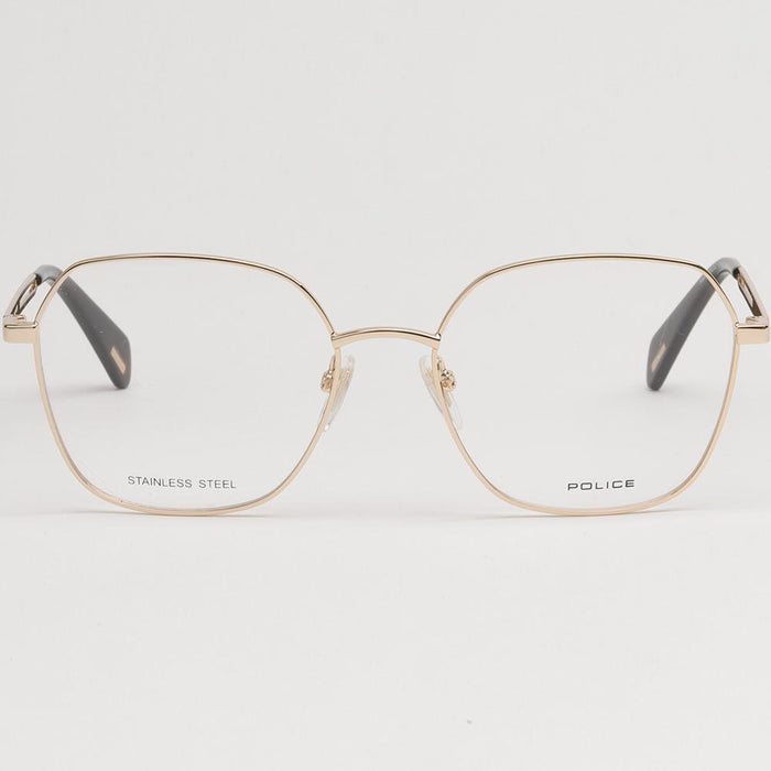 Police Gold-Rim Unisex Eyeglass Frame HARMONICA2 VPLA92 0300