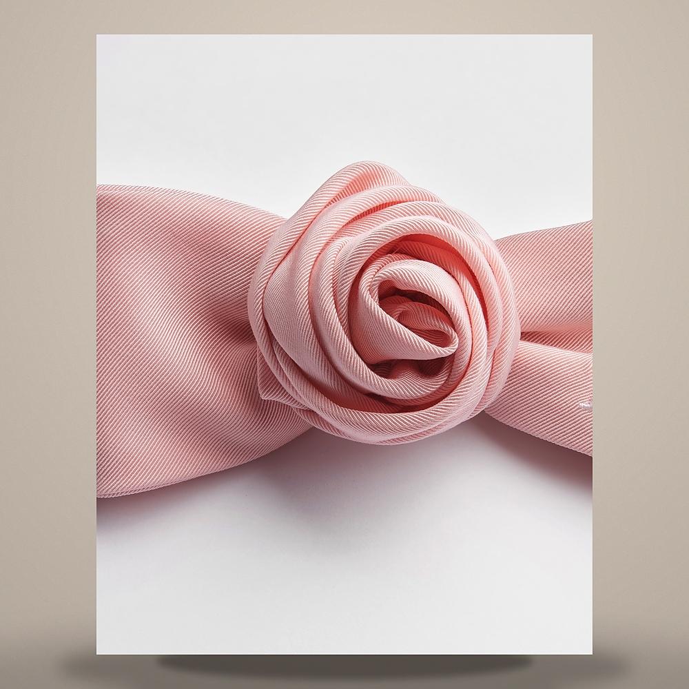 DIOR Rose Pearl Grosgrain-Effect Technical Fabric Hair Pin CPA00201EGRO C402