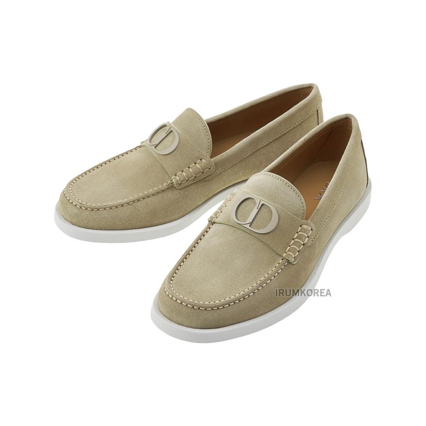 DIOR MEN Granville Leather Loafers Black