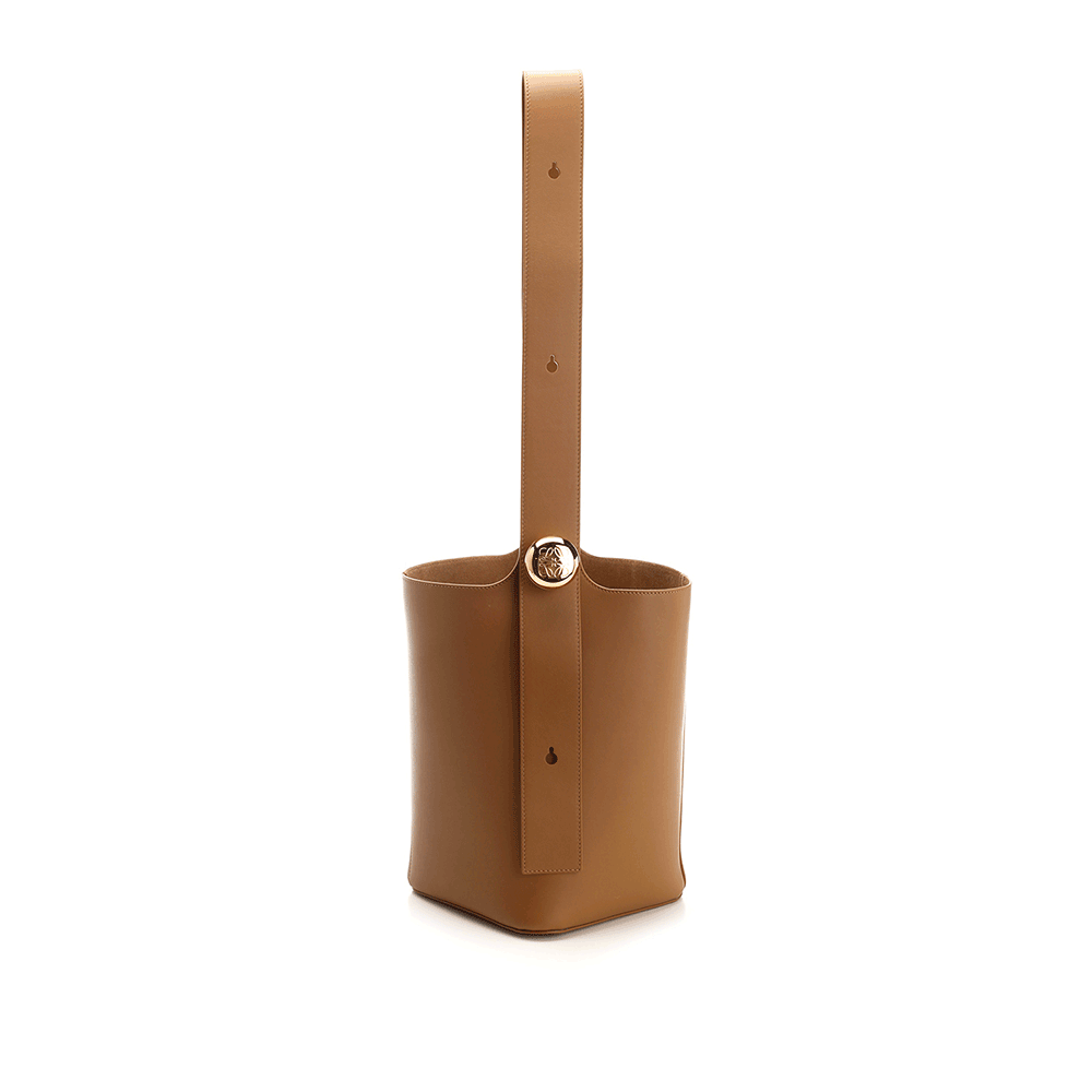 LOEWE Pebble Leather Medium Bucket Shoulder Bag AANBBBWX01 3980