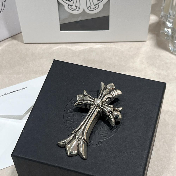 Chrome Hearts Double Cross Pendant Large Charm Jewelry