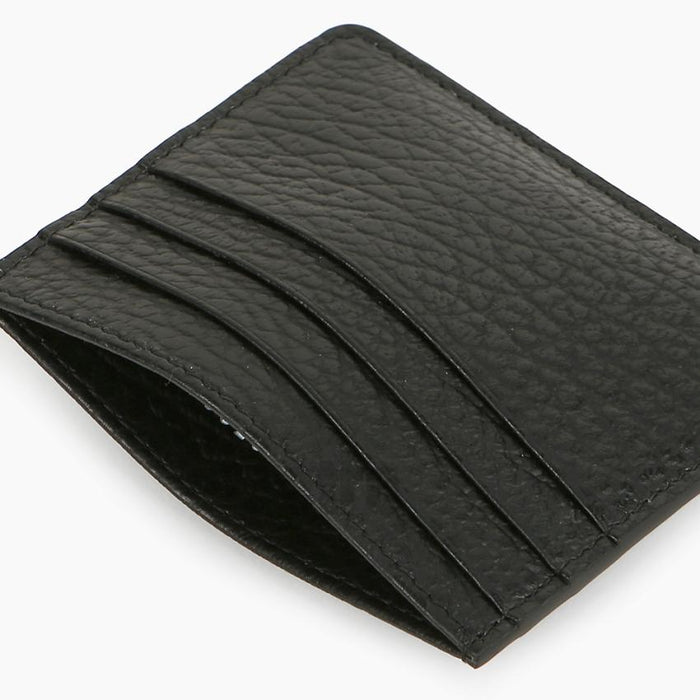 Maison Margiela Four-Stitch Leather Card Holder Black SA1VX0006