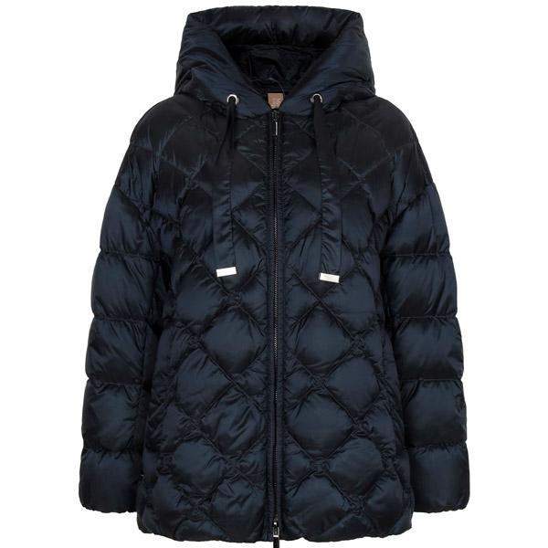 Max Mara Navy Softee Goose Down Jacket 2529486125 SOFTFE 075