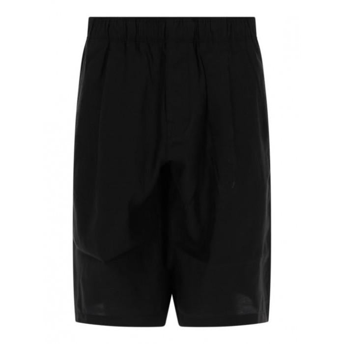 OUR LEGACY Black Still Leisure Shorts Calm Cupro Cotton M2264 LSB