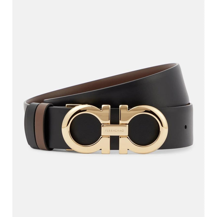 Ferragamo Gancini Reversible Leather Belt for Women