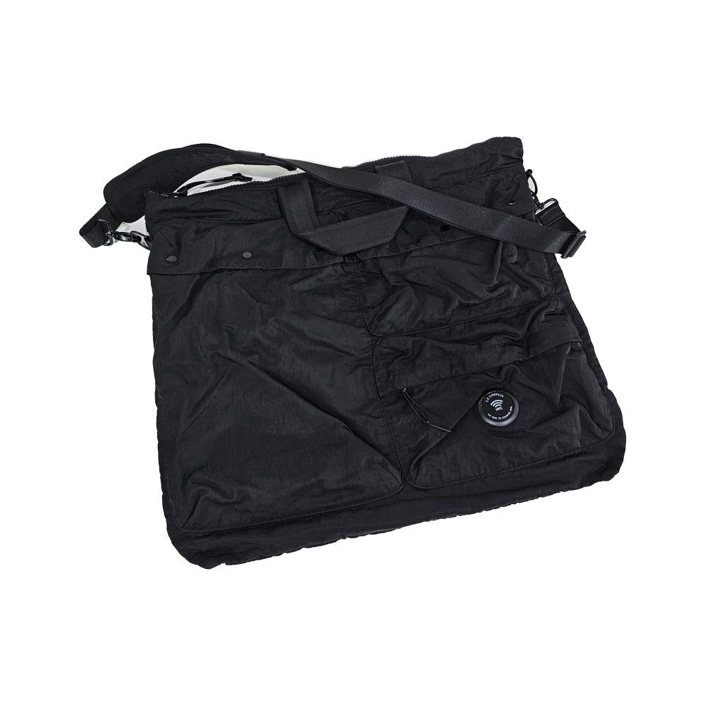 CP Company Nylon B Lens Tote Crossbody Bag Black
