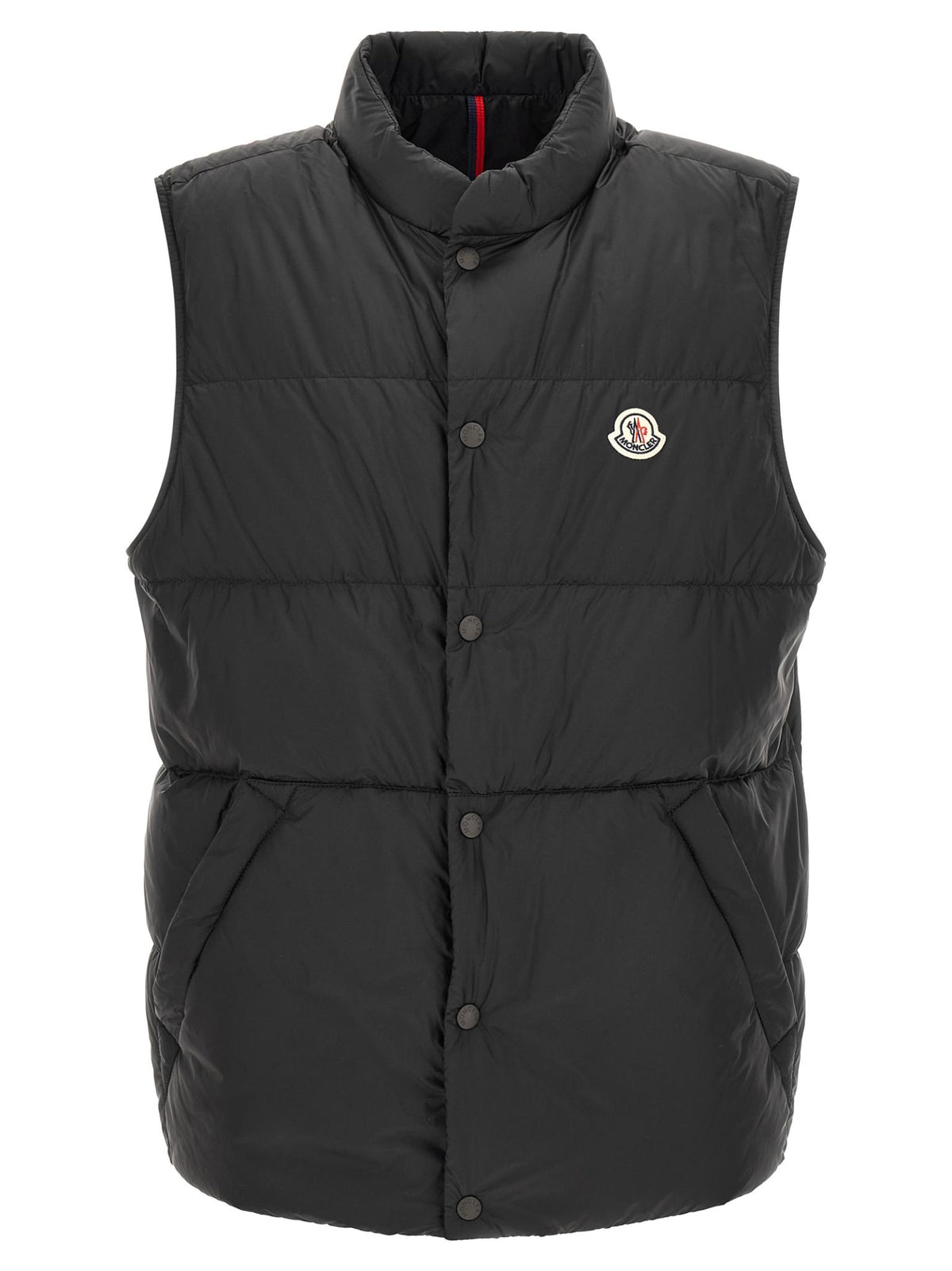 Moncler Black Down Vest for Men