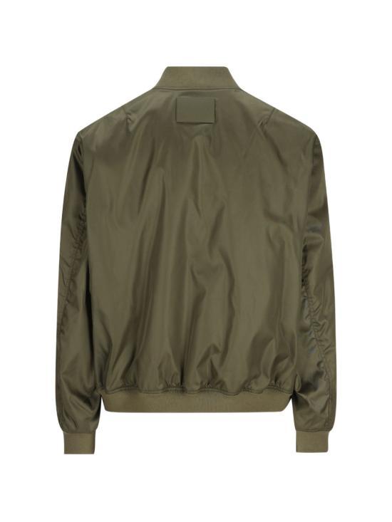 BALENCIAGA Olive Nylon Zip Jacket Men’s