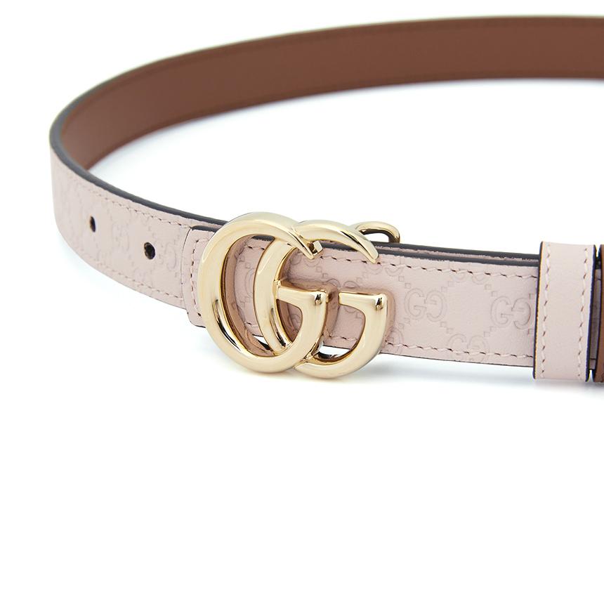 GUCCI GG Marmont Reversible Leather Belt for Women