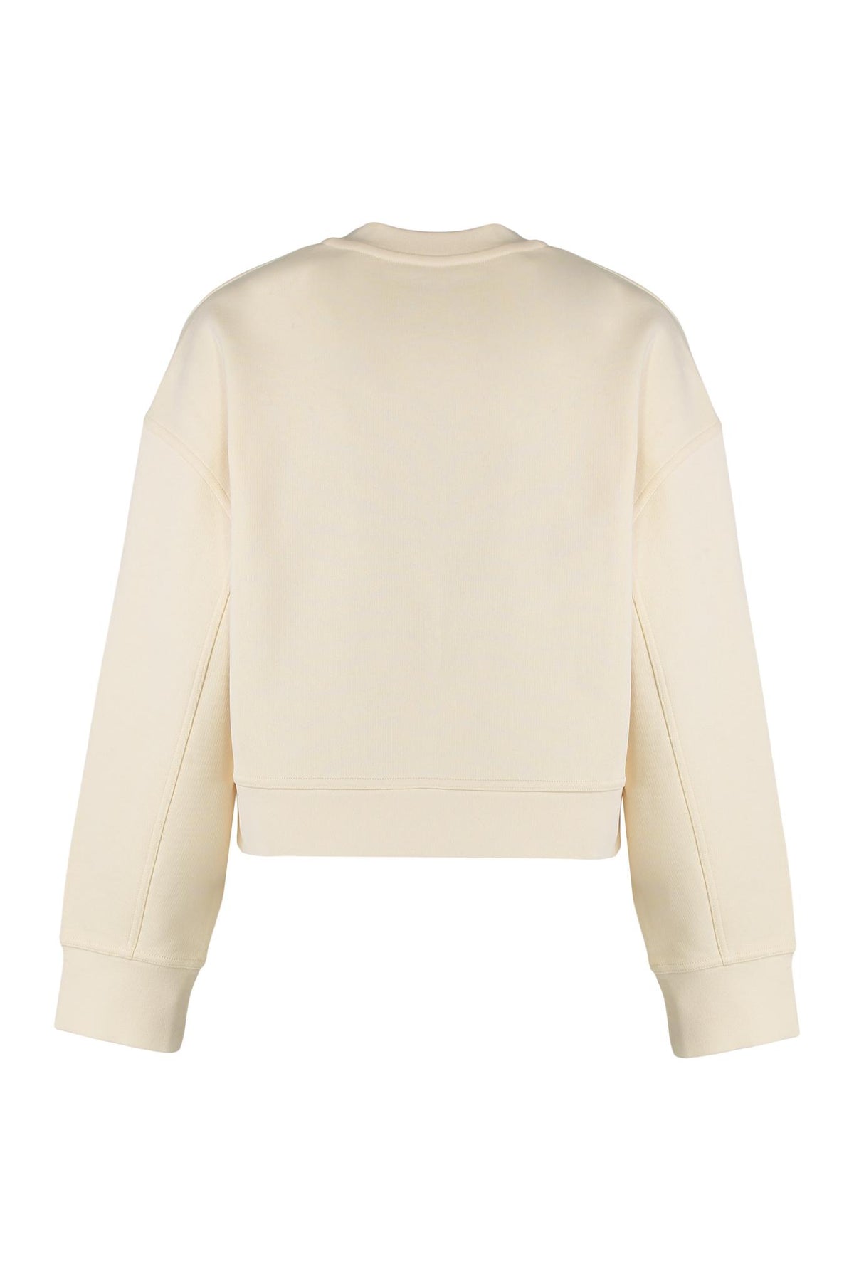 Moncler Gray Cotton Logo Sweatshirt