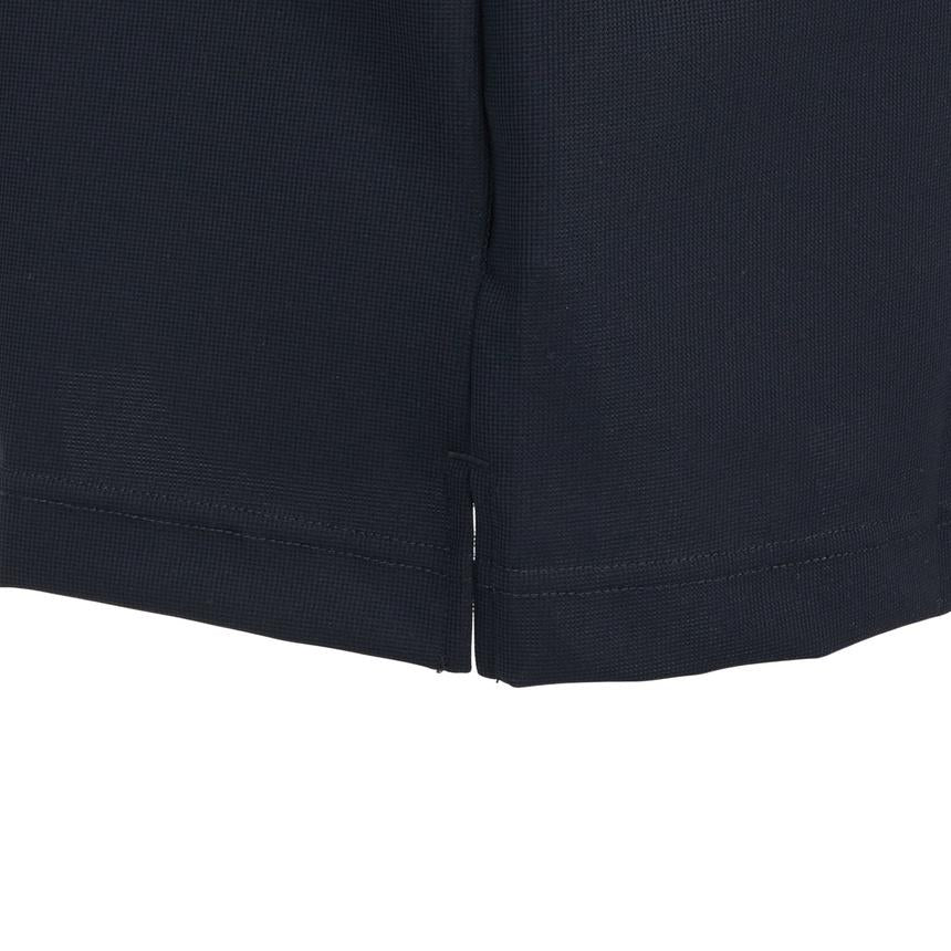 MARK&LONA Navy Men’s Golf Mock Neck Short Sleeve T-Shirt