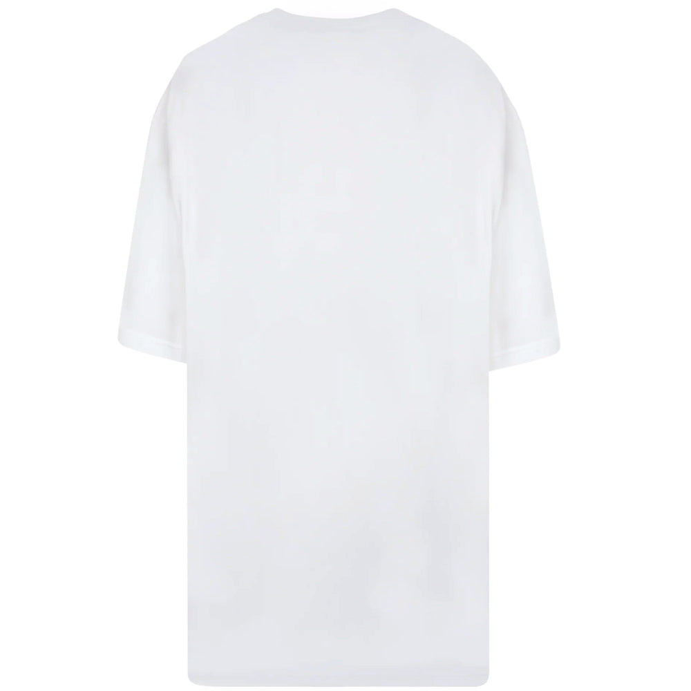 Acne Studios Women’s Burger Print Logo T-Shirt White Cotton