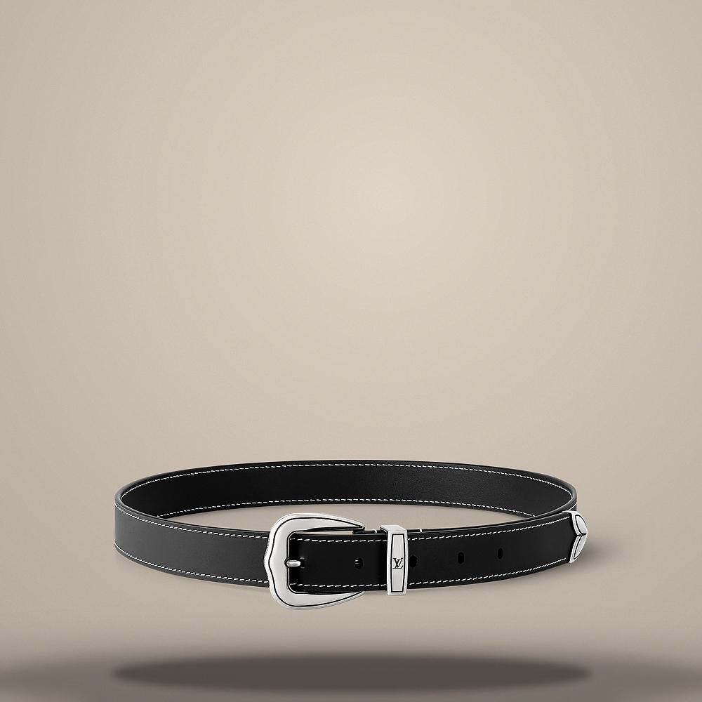 Louis Vuitton LV Dust 25mm Belt Black M4044