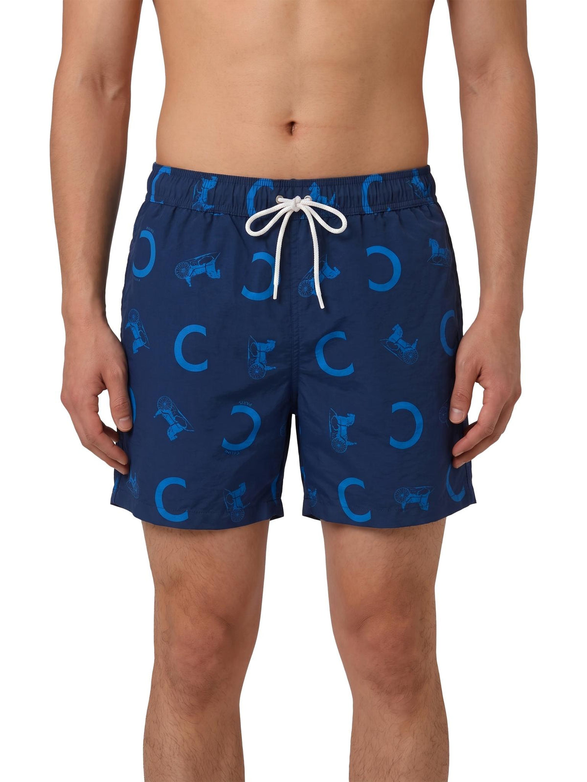 CELINE Green Nylon Swim Shorts Men’s Outdoor Swimwear