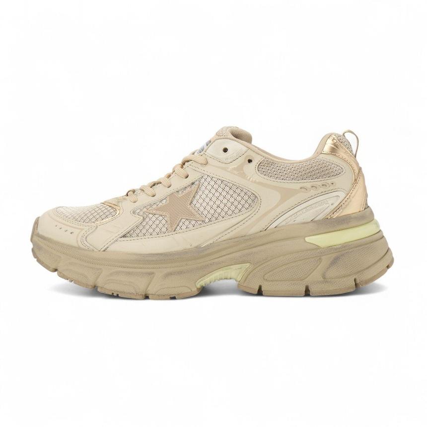 GOLDEN GOOSE Lightstar Men’s Low-Top Sneakers White Leather