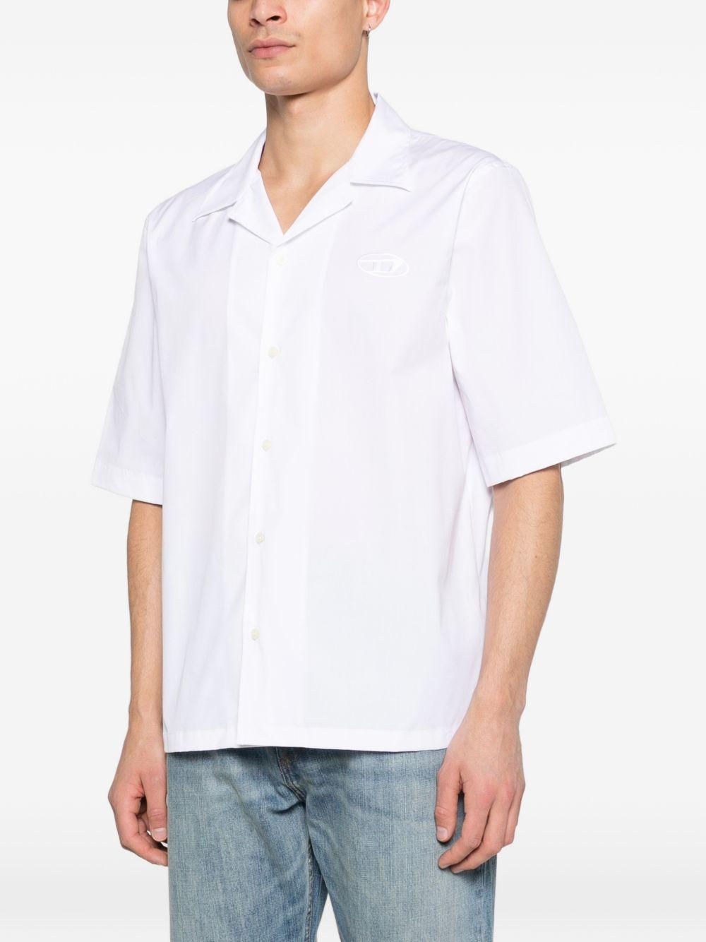 DIESEL Short Sleeve Shirt FW26 Black Cotton