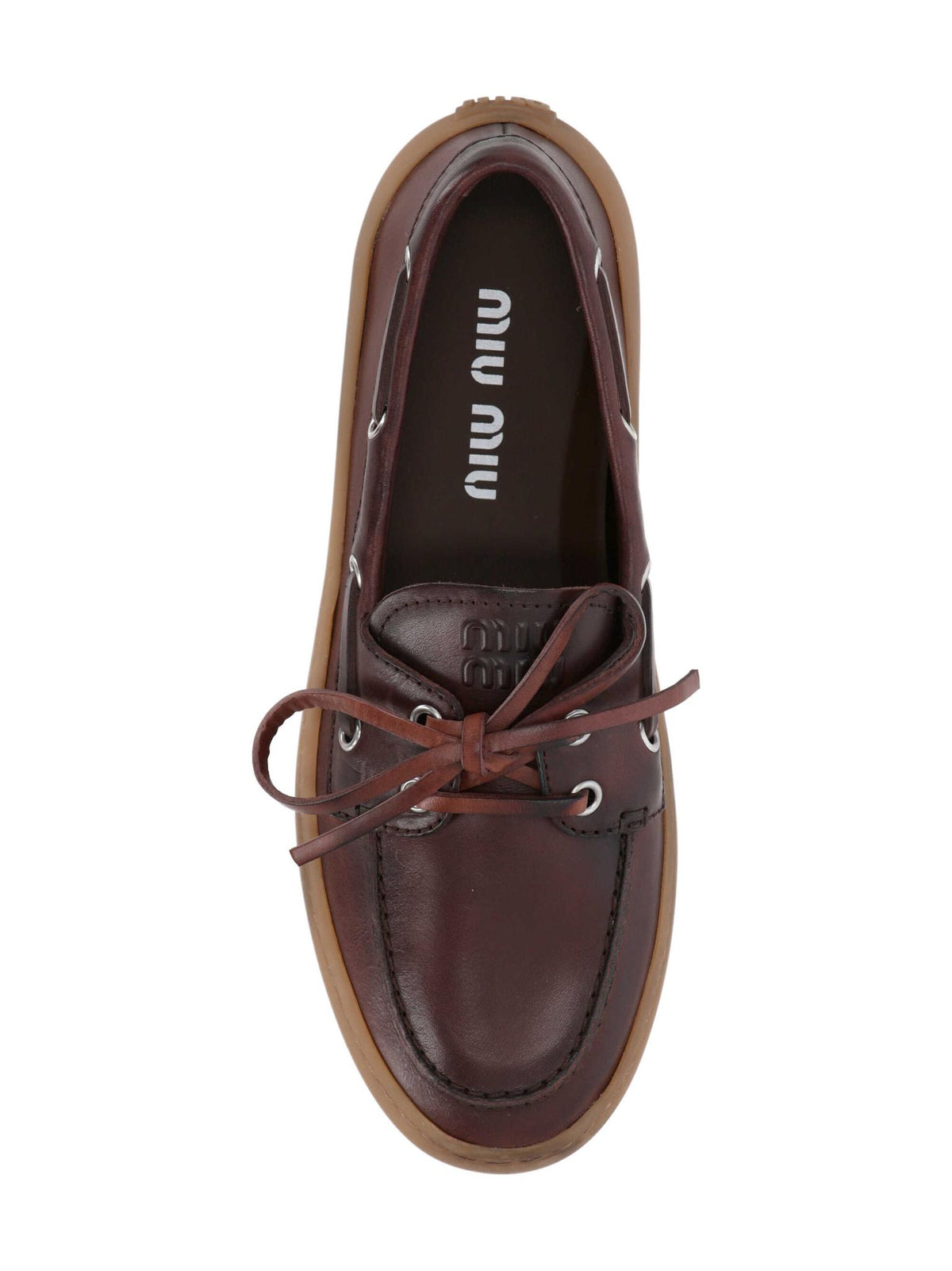 Miu Miu Black Leather Loafers