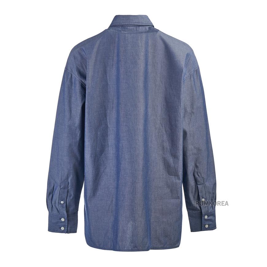 Maison Kitsune Women’s Casual Fox Patch Shirt OW00401WC5043 P470