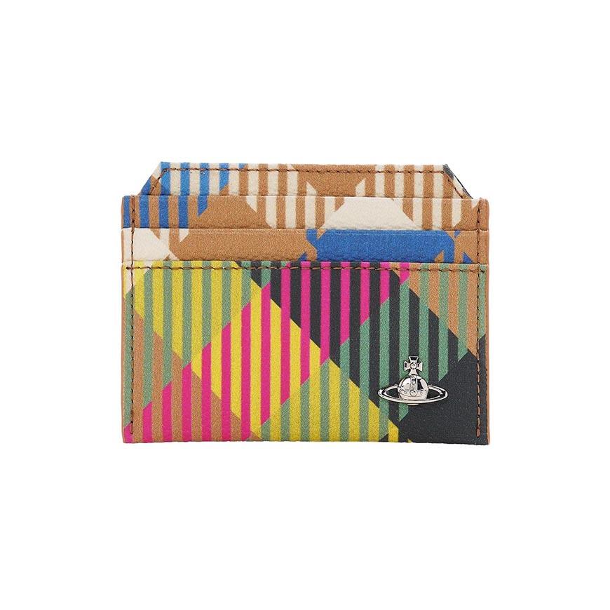 Vivienne Westwood Women’s Slim Card Holder Green Leather