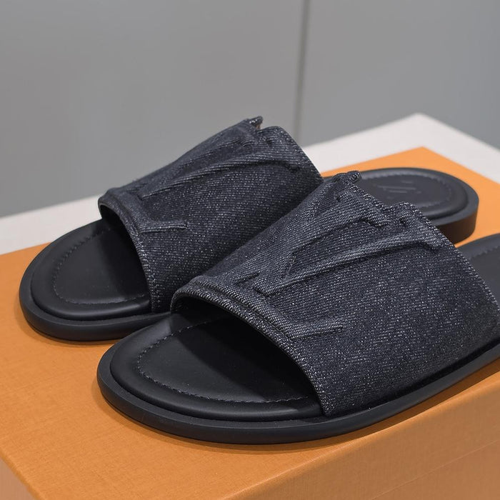 Louis Vuitton Portofino Mule Sandals Black Men’s