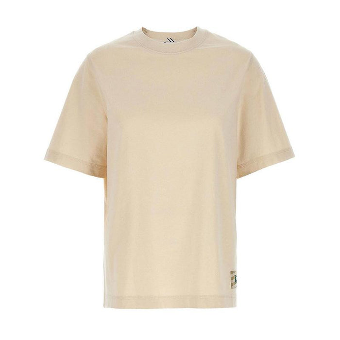 BURBERRY Logo Patch Short Sleeve T-Shirt for Women