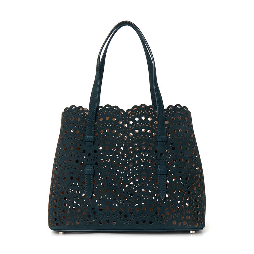 ALAIA Mina 25 Women’s Leather Tote Bag