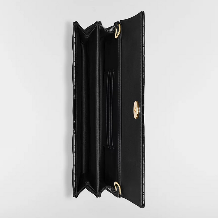 DIOR Patent Leather MyDior Mini Chain Clutch Bag