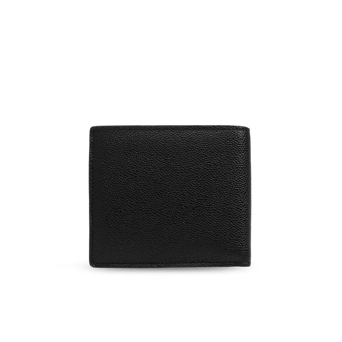 Tods Logo Leather Bifold Wallet Black Men’s