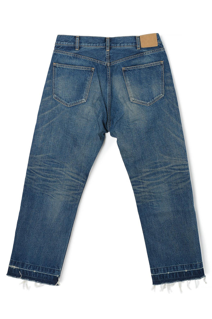 CELINE Wesley Vintage Dark Union Wash Denim Jeans