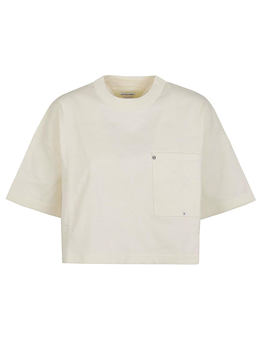 Bottega Veneta Black Cotton Short Sleeve T-Shirt