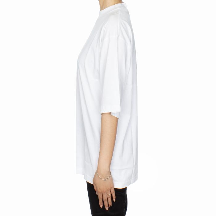 Marni Mini Logo Oversized Short Sleeve T-Shirt White Women