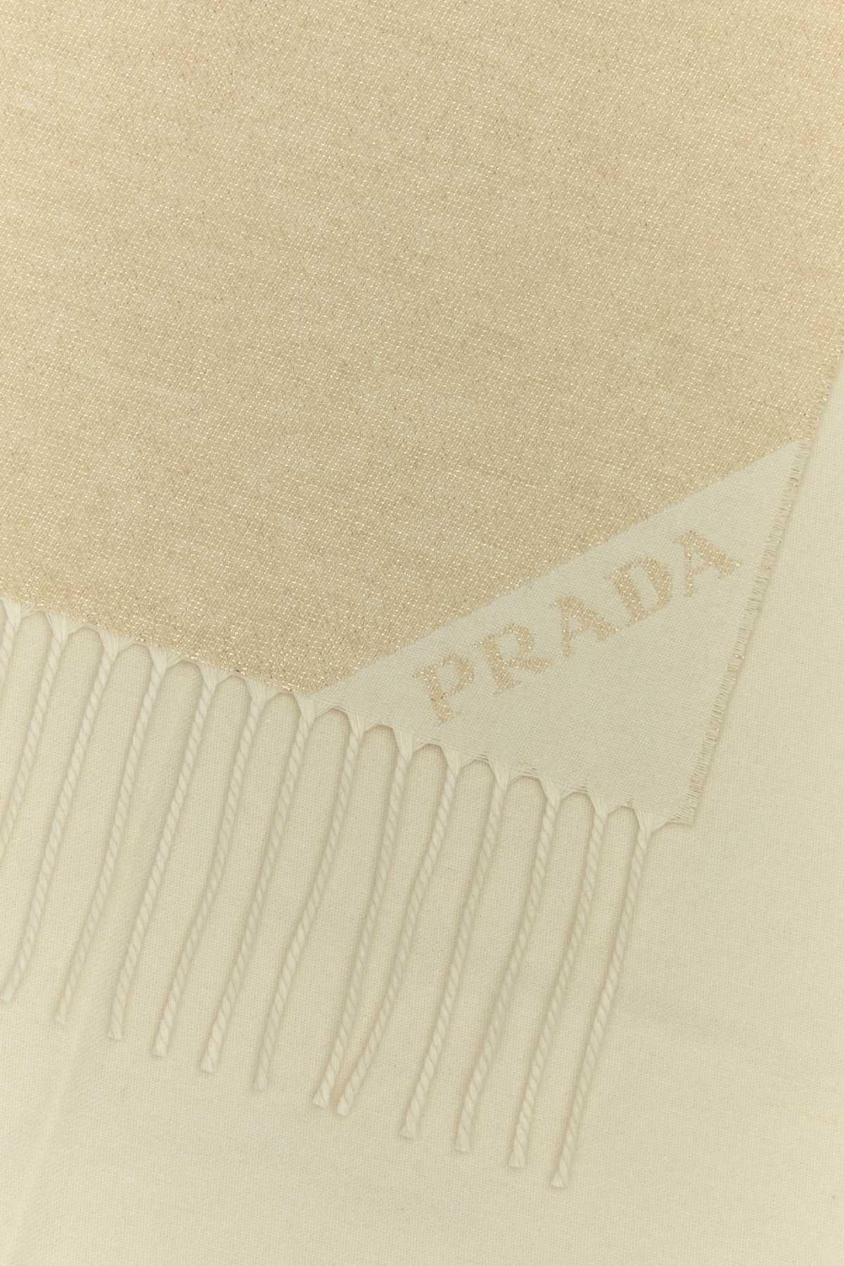 PRADA Black Wool Scarf